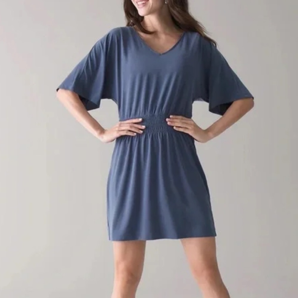 White House Black Market Blue Dress